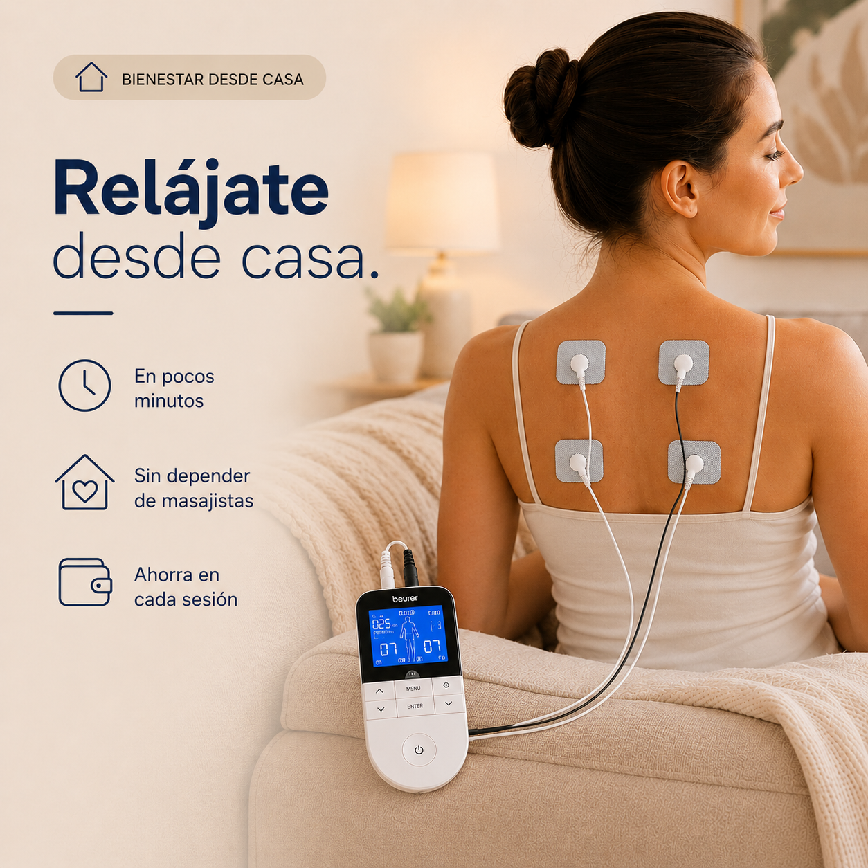 Alivia la tensión de tu Espalda, Cervicales y Hombros con este Masajeador