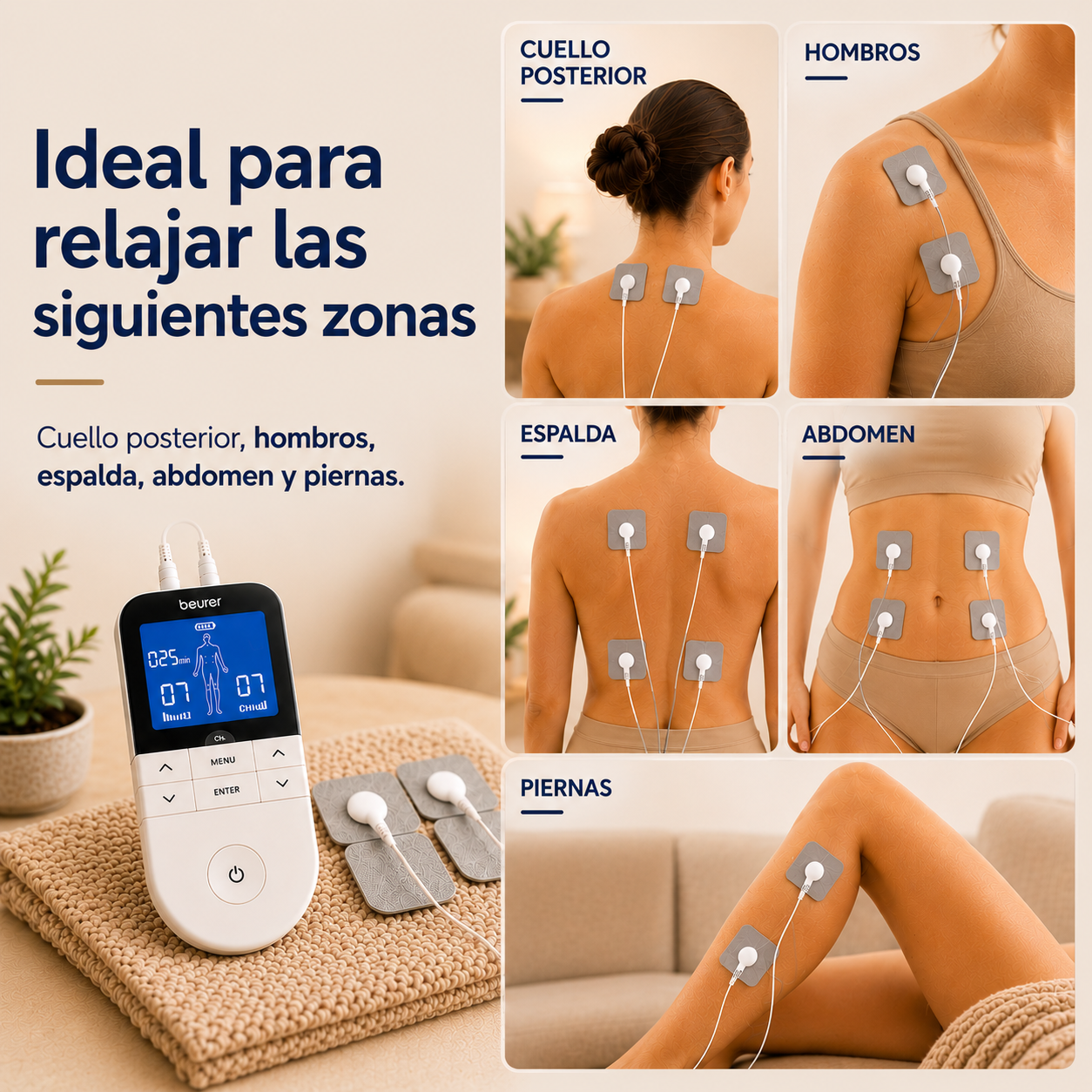 Alivia la tensión de tu Espalda, Cervicales y Hombros con este Masajeador